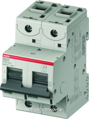 ABB S802S Автоматический выключатель 2P 63A (K)